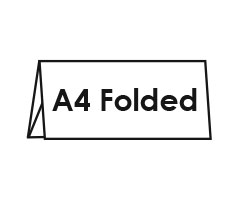 A4 Folded Flyers
