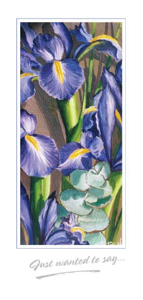 TYC16 - Purple Flowers Painting