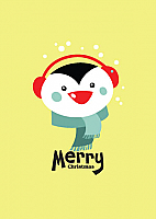 Cartoon Christmas Penguin (3006)